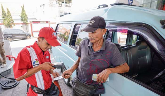 Penyaluran BBM Subsidi tepat sasaran di tahun 2025 melalui sistem digital QR Code.