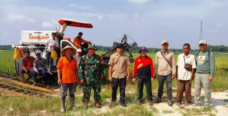 Pembinaan napiter menjadi Brigade Pangan di Lampung. (Foto:Humas Kementan)