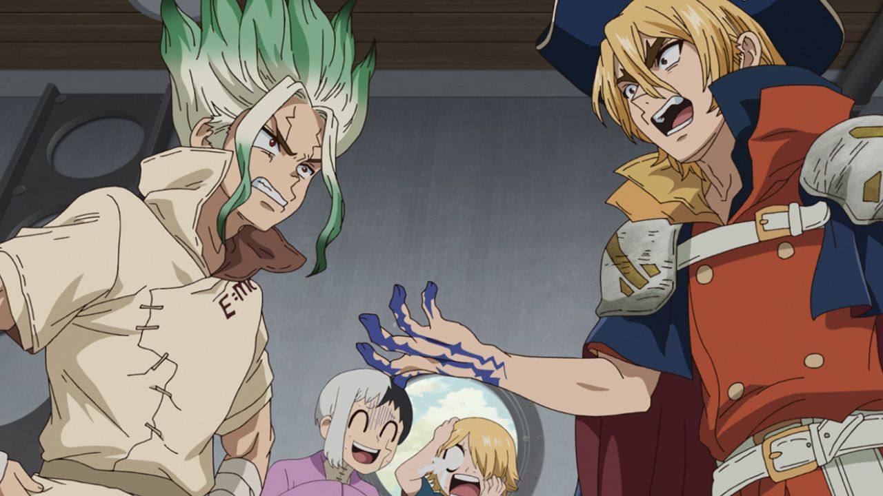 Cuplikan anime Dr.Stone.