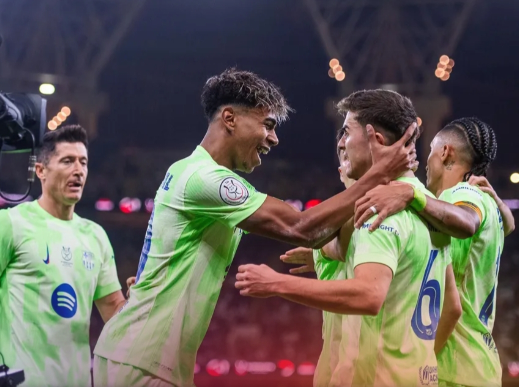 Barcelona memastikan tempat di final setelah menaklukkan Athletic Bilbao dengan skor 2-0 dalam laga penuh drama di Arab Saudi, pada Kamis dini hari WIB (8/1). (Foto: fcbarcelona.com)