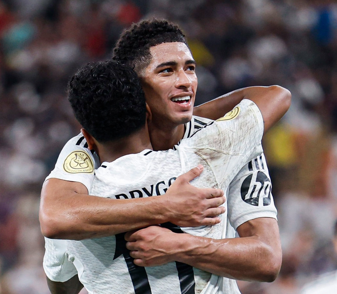 Jude Bellingham dan Rodrygo memastikan kemenangan Real Madrid saat melawan Mallorca. (Foto: Instagram/ @realmadrid)