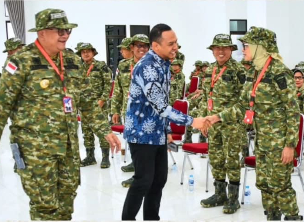 Pembukaan Bimtek Bela Negara yang berlangsung di Kolat Satkopaska Koarmada I pada 8-11 Januari 2025. (Foto: Prokopim)