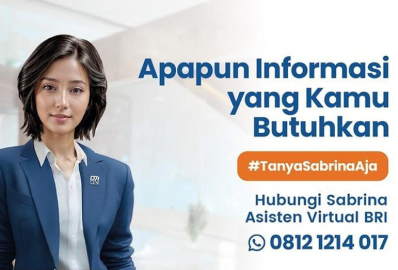Dengan Sabrina, Asisten Virtual Bank Rakyat Indonesia (BRI), mencari rekomendasi merchant hiburan, belanja, hingga restoran untuk akhir pekan jadi lebih mudah dan efisien! (Foto: IST)