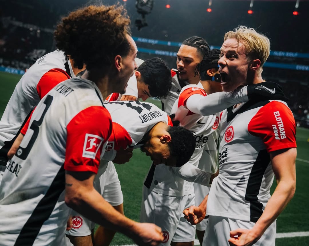 Eintracht Frankfurt meraih kemenangan 2-0 atas Borussia Dortmund dalam laga Bundesliga, Sabtu dinihari WIB (18/1). (Foto: Instagram/ @eintrachtfrankfurt)