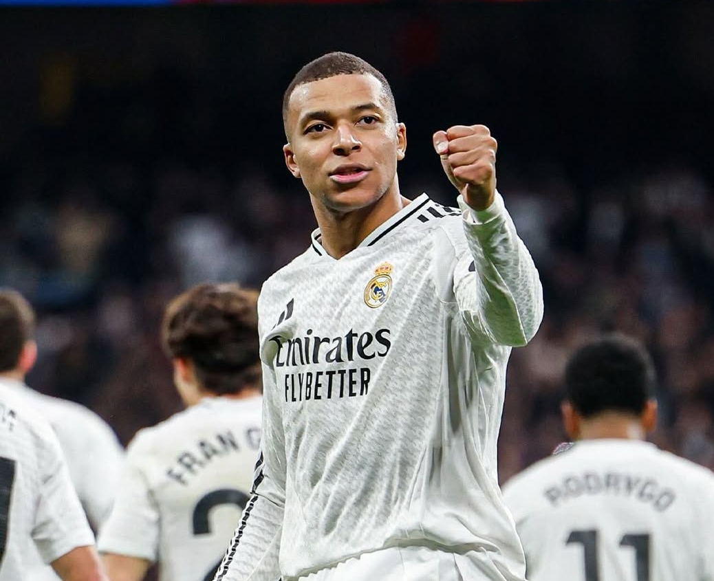 Kylian Mbappe mencetak dua gol saat Real Madrid mengalahkan Las Palmas 4-1, dan merebut puncak klasemen La Liga 2025. (Foto: Instagram/ @realmadrid)