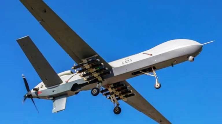 Drone buatan Iran ini bernama "Gaza" mampu terbang hingga 1000 kilometer.