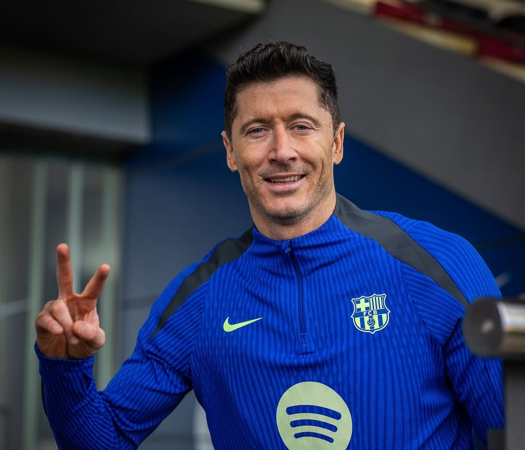 Bintang Barcelona, Robert Lewandowski yang telah mencetak gol terbanyak di Liga Champions. (Foto: Instagram/ @fcbarcelona)