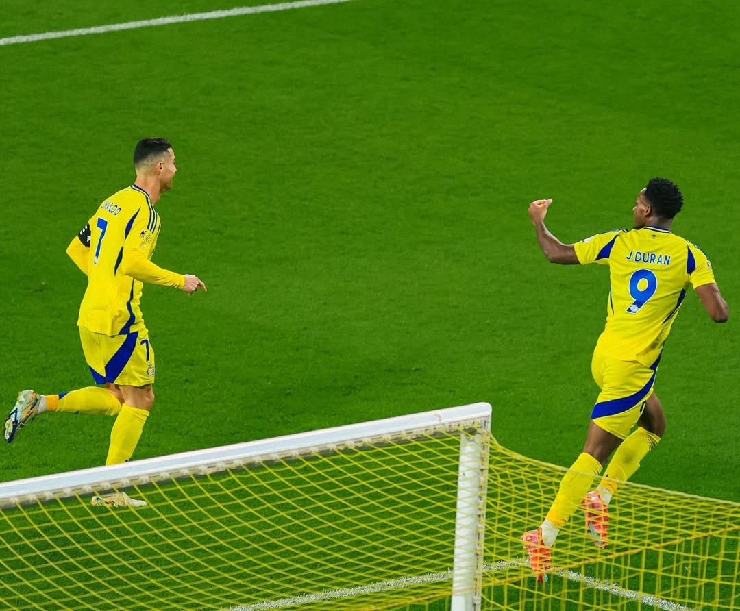 Cristiano Ronaldo dan Jhon Duran bawa Al Nassr menang 3-0 atas Al Feiha dalam pertandingan Liga Pro Saudi di Al-Awwal Park, Riyadh, Jumat (7/2).(Foto: Instagram/ Al Nassr)