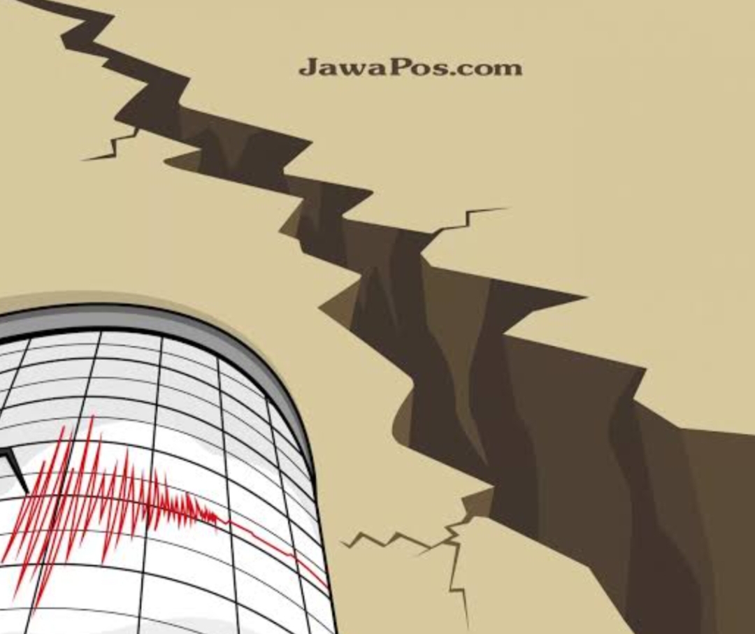 Foto Ilustrasi gempa.