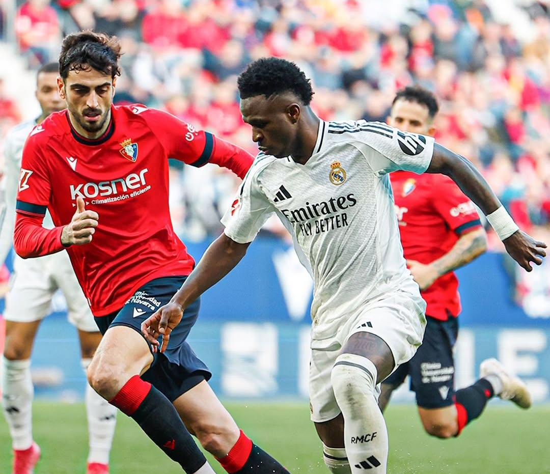 Real Madrid ditahan imbang Osasuna 1-1 dalam lanjutan La Liga Spanyol 2024/2025, di Stadion El Sadar, Sabtu (15/2/2025) malam WIB. (Foto: Instagram Real Madrid)