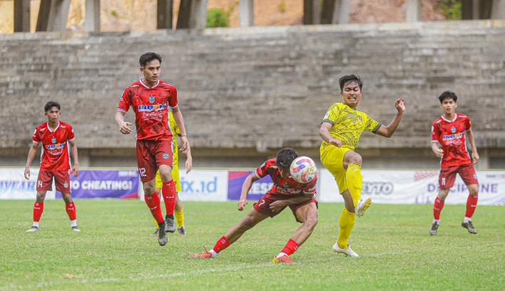 Laga Josal FC vs Ricefield Town FC asal Kota Solok yang berkesudahan dengan skor 2-0 untuk kemenangan Josal FC.
