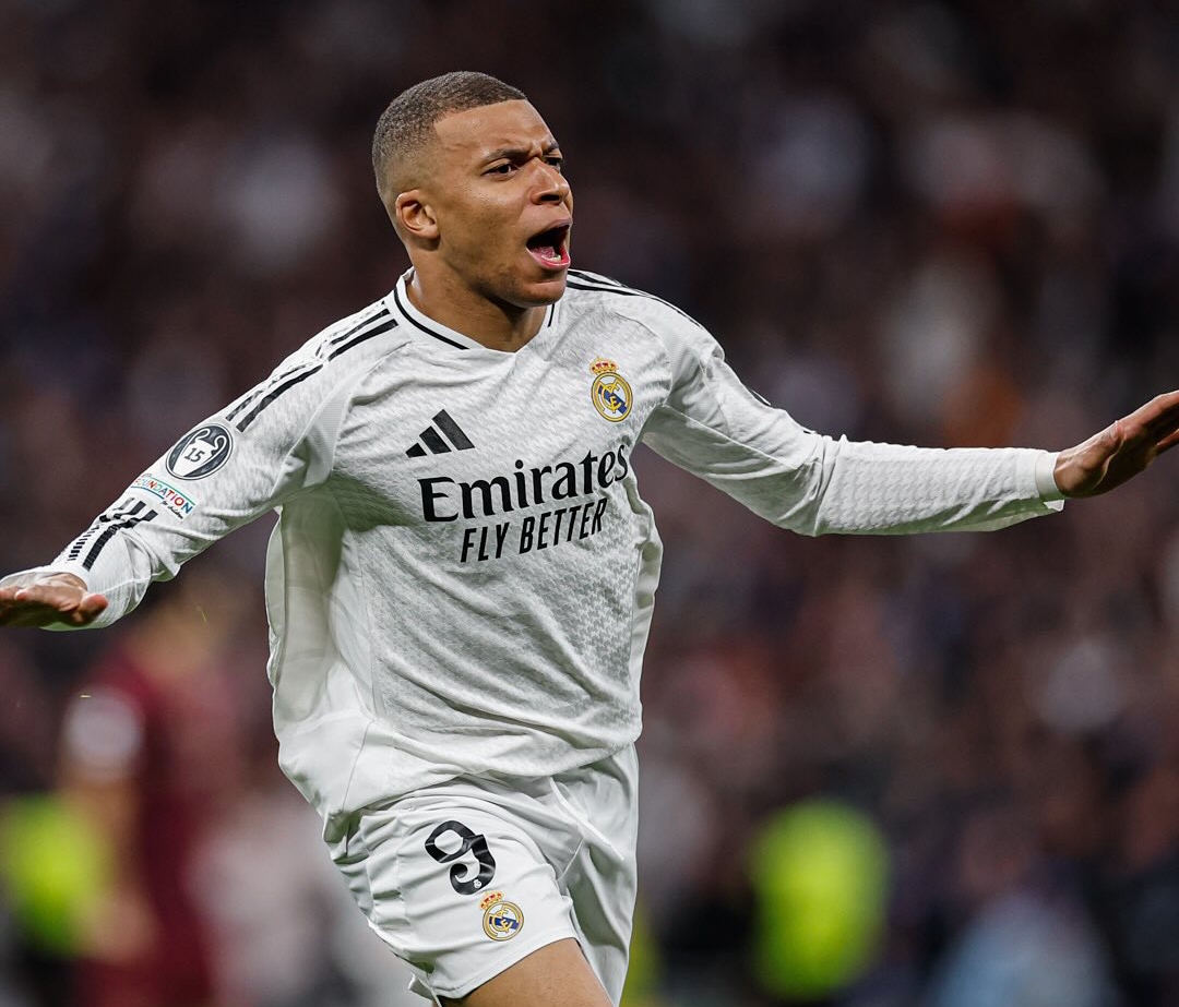Dua gol Kylian Mbappe membawa Real Madrid unggul atas Manchester City di babak pertama leg kedua Liga Champions. (Foto: Instagram Real Madrid)