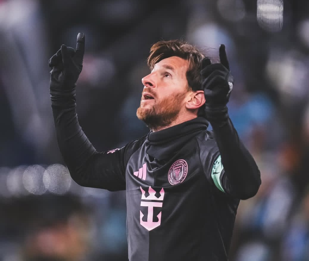 Lionel Messi mencetak gol kemenangan Inter Miami CF melawan Sporting Kansas City, di Concacaf Champions Cup 2025, Kamis (20/2/2025). (Foto: Instagram Inter Miami CF)