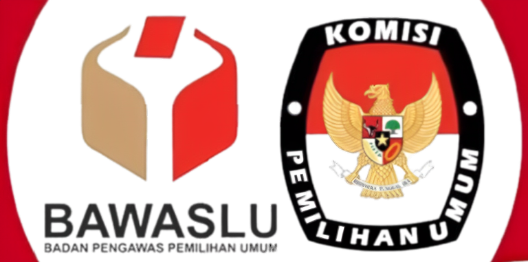 Logo Bawaslu dan KPU