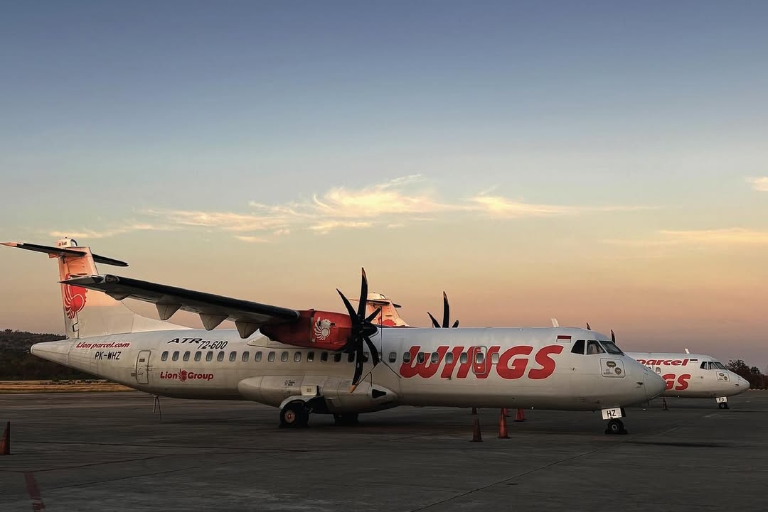 Wings Air, maskapai penerbangan Lion Air Group, resmi meluncurkan empat rute penerbangan baru yang langsung terhubung ke Padang. (Foto: Instagram @wingsairid)