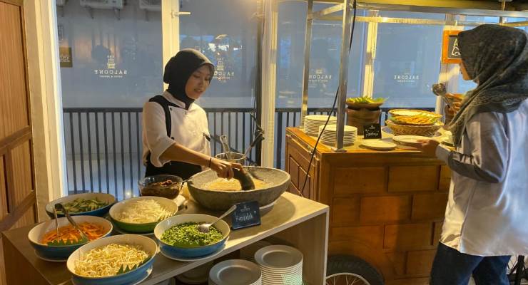 Menu Nusantara di The Balcone Suites & Resort Bukittinggi.