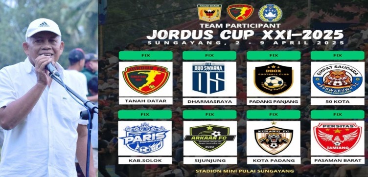 H Yasman Yanusar, penggagas turnamen Jordus Cup.