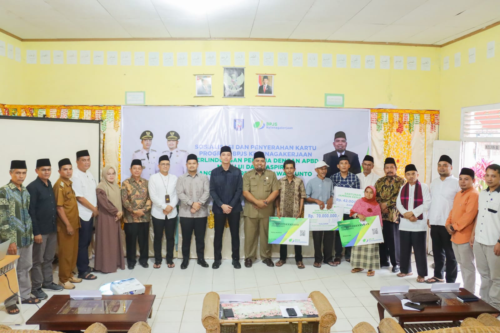 Pemko Sawahlunto, DPRD, dan swasta bersinergi melindungi 5.179 pekerja rentan dengan BPJS Ketenagakerjaan. (Foto: Humas)