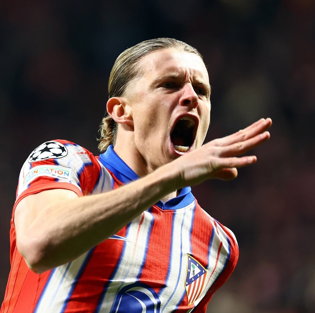 Gol cepat Conor Gallagher di leg kedua 16 besar Liga Champions membuat Atletico Madrid unggul 1-0 atas Real Madrid di babak pertama. (Foto: Instagram Atletico Madrid)