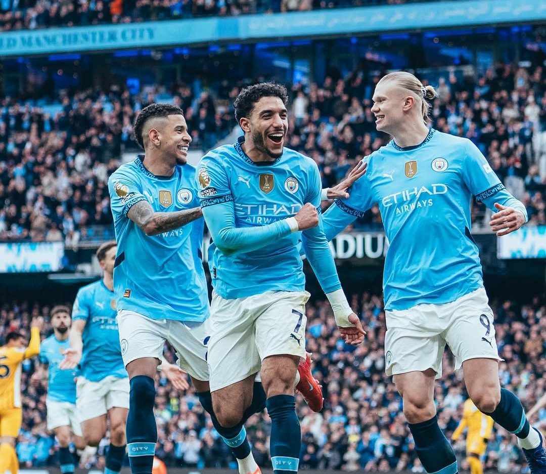 Manchester City bermain imbang 2-2 melawan Brighton di Etihad Stadium, Sabtu malam WIB (15/3). (Foto: Instagram @mancity)