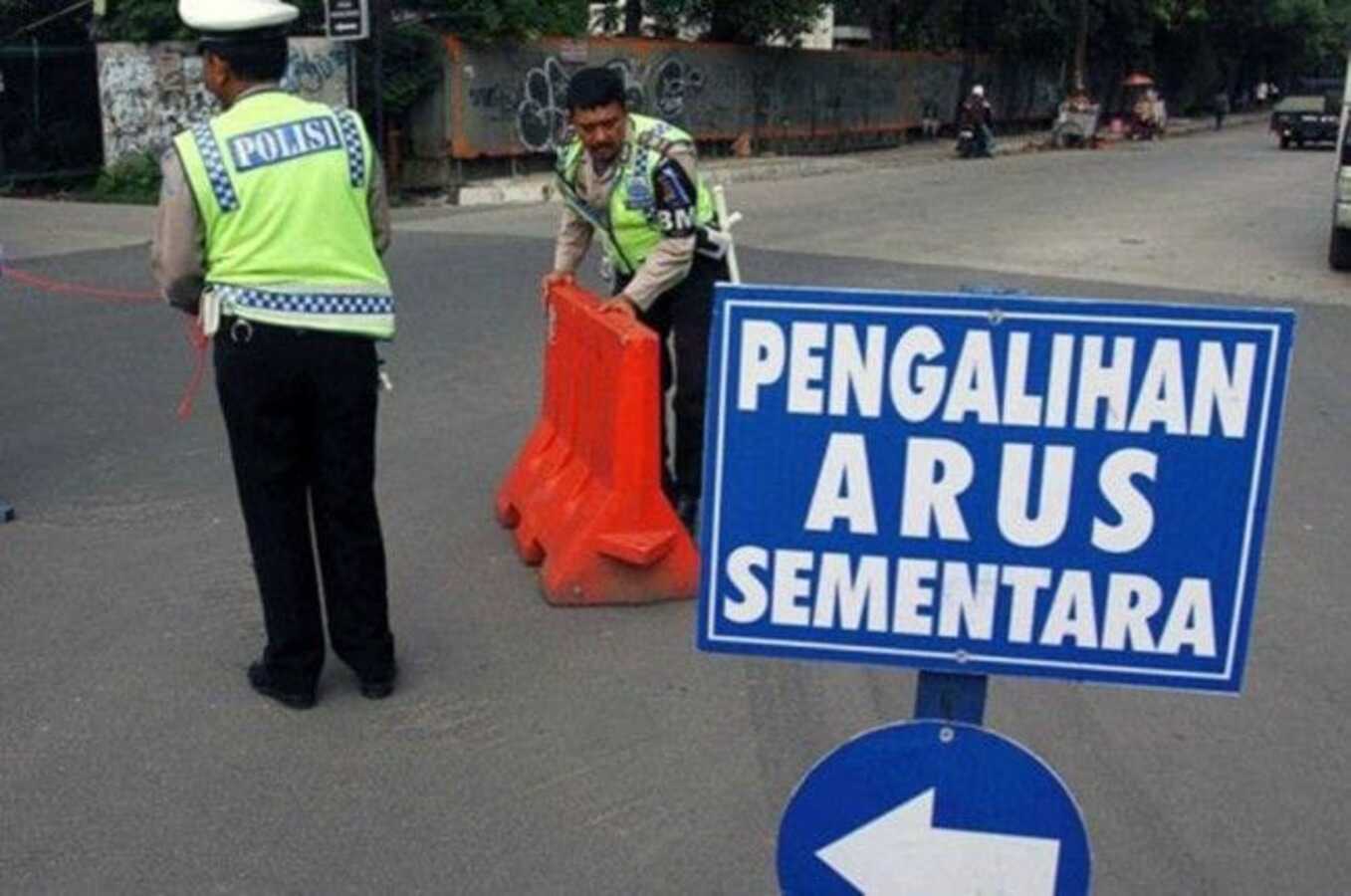 Ilustrasi pengaturan lalu lintas.