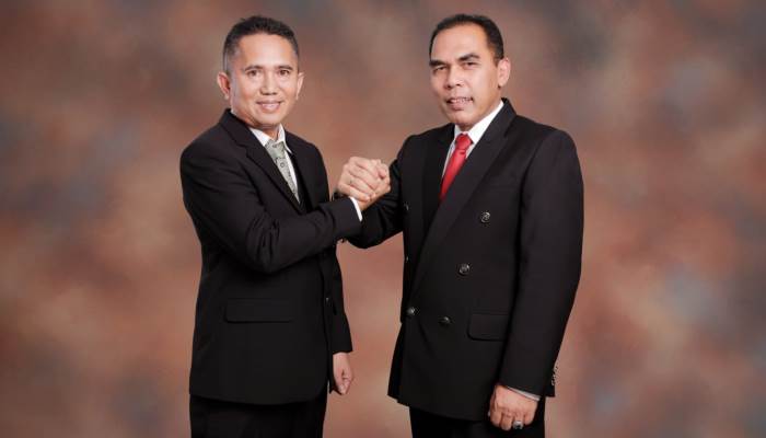 Dodi Yuli Satria (kanan), dan Gusman Dodi (kiri).