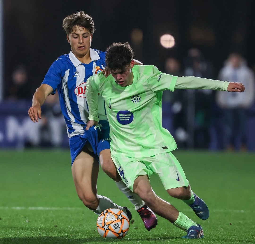 RCD Espanyol mengalahkan Barcelona Atletic dengan skor 5-0 dalam laga semifinal Copa Catalunya, di Ciutat Esportiva Dani Jarque, Kamis dinihari WIB (20/3).(Foto: Instagram @fcbarcelonab)