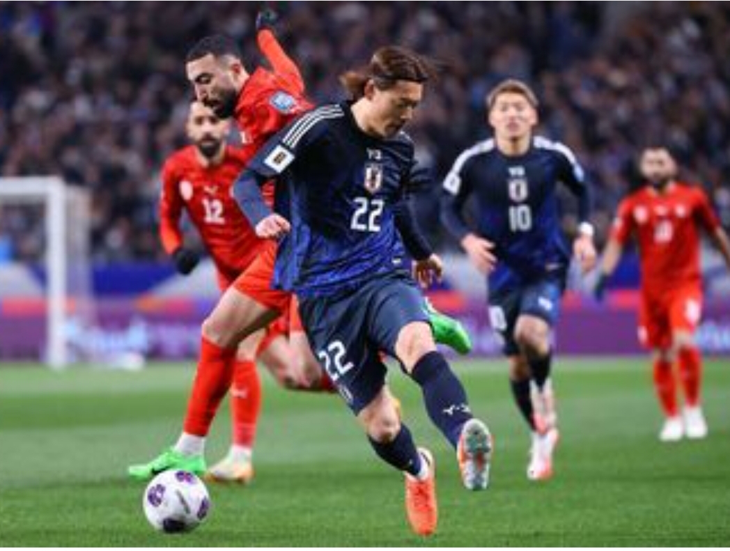 Jepang memastikan tiket Piala Dunia 2026 setelah menang 2-0 atas Bahrain dalam laga Kualifikasi di Stadion Saitama, Kamis (20/3). (Foto: the-afc.com)
