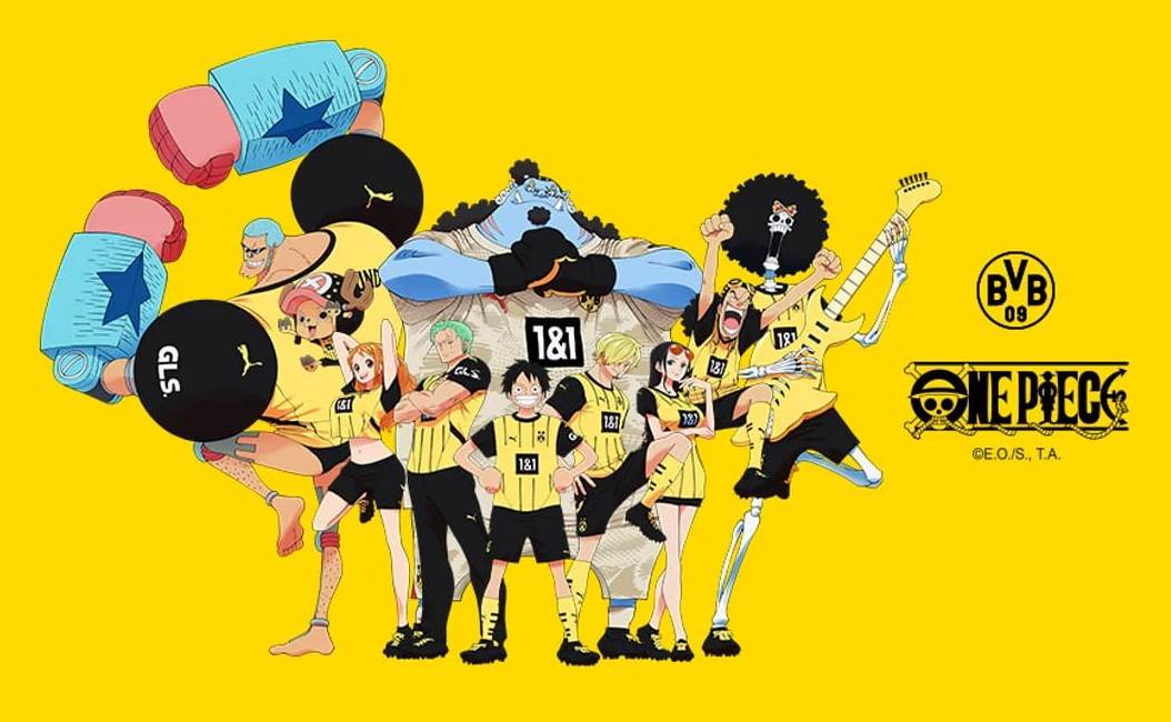 One Piece Kolaborasi dengan Borussia Dortmund. (BVB)