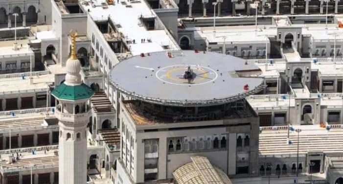 Arab Saudi Hadirkan Ambulans udara dan rumah sakit khusus di Masjidil Haram Makkah (foto: TheIslamicInformation)