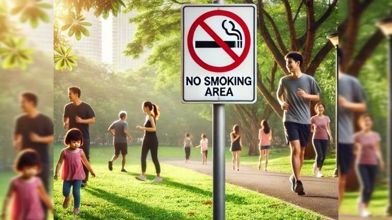 Ilustrasi Kawasan Bebas Asap Rokok (ChatGPT)