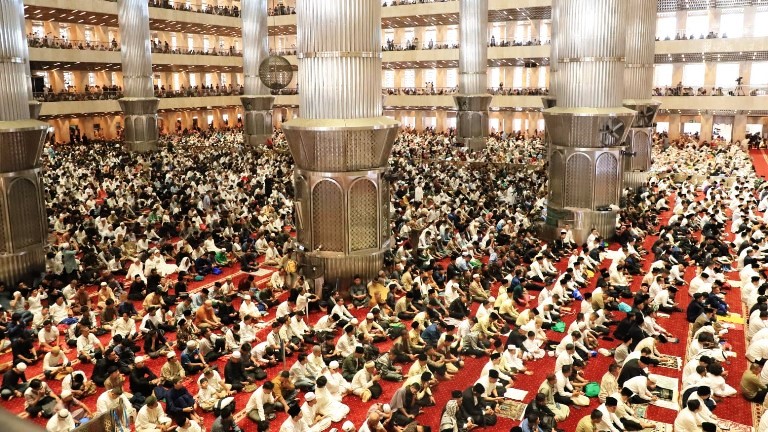 Ratusan Ribu Jemaah Padati Shalat Idulfitri 1446 H di Istiqlal, 31 Maret 2025. (Foto Kemenag)