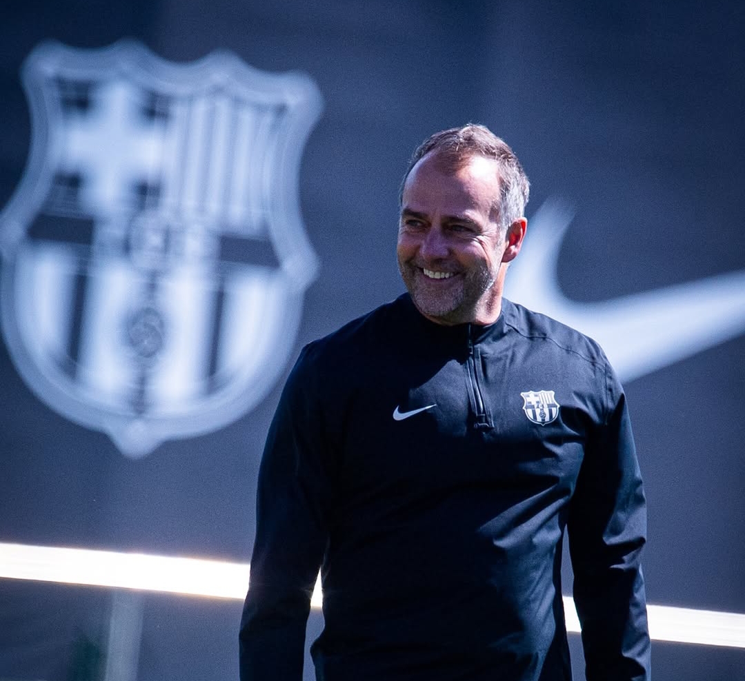 Pelatih Barcelona, Hansi Flick. (Foto: Instagram @fcbarcelona)