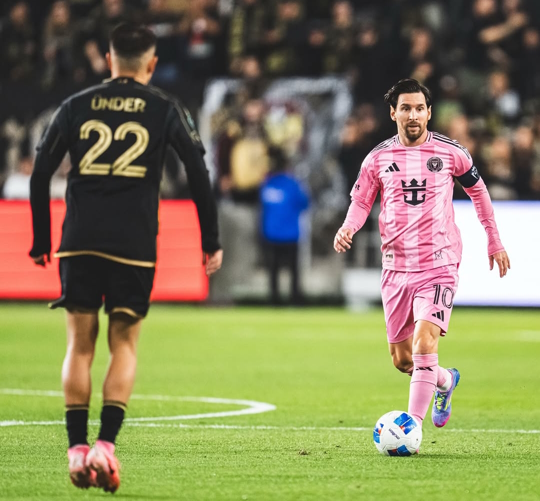 Inter Miami yang dipimpin kapten Lionel Messi kalah 0-1 dari Los Angeles FC (LAFC) pada leg pertama perempat final CONCACAF Champions Cup, Kamis pagi WIB (3/4). (Foto: IG @intermiamicf)