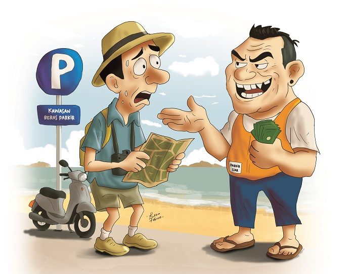 Ilustrasi pungli. (Reza/Padek)