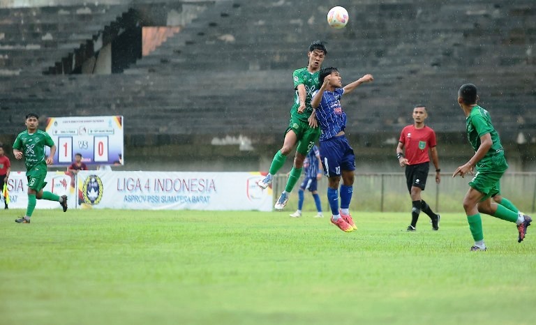Josal FC tekuk PSPP 3-1 pada leg pertama final Liga 4 musim 2023/2024, Senin (7/4/2025). (Foto: M Imam Satria)