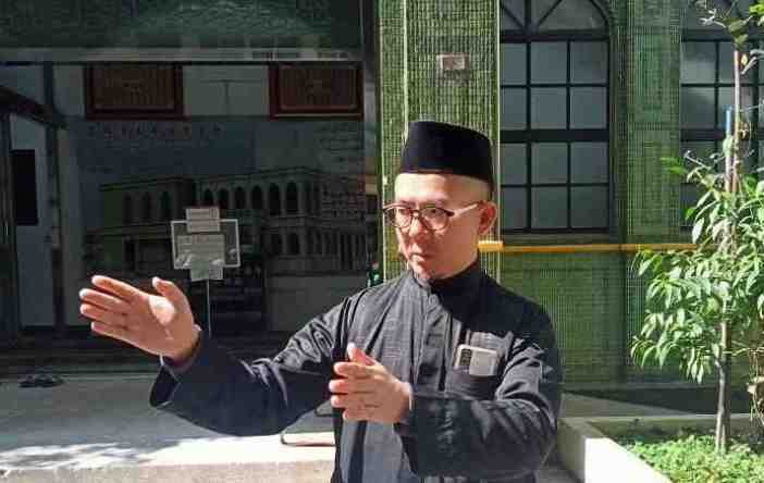 Mr Ma, salah seorang pengurus masjid Masjid Longgang, Taoyuan, tempat berbagai kegiatan keagamaan diadakan. (Foto Dok Taufiq Ardyansyah/Jawapos)