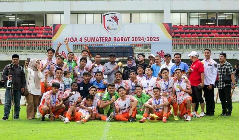 Josal FC Piaman, Juara Liga 4 Sumbar 2024/2025. (Foto: Djefri Anggara)