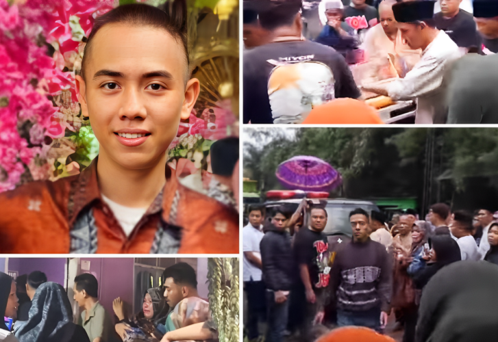 Velgy Ramadhan, korban meninggal dunia dalam kecelakaan tunggal Bus Miyor di Ruas Tol Palembang&ndash;Kayu Agung, dimakamkan di pandam pekuburan keluarga, Jumat 11 April 2025.