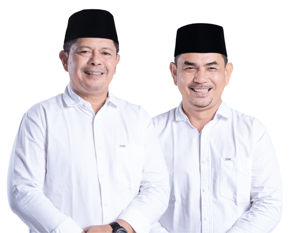 Pasangan calon Bupati dan Wakil Bupati Pasaman nomor urut 1, Welly Suhaery-Parulian Dalimunte.