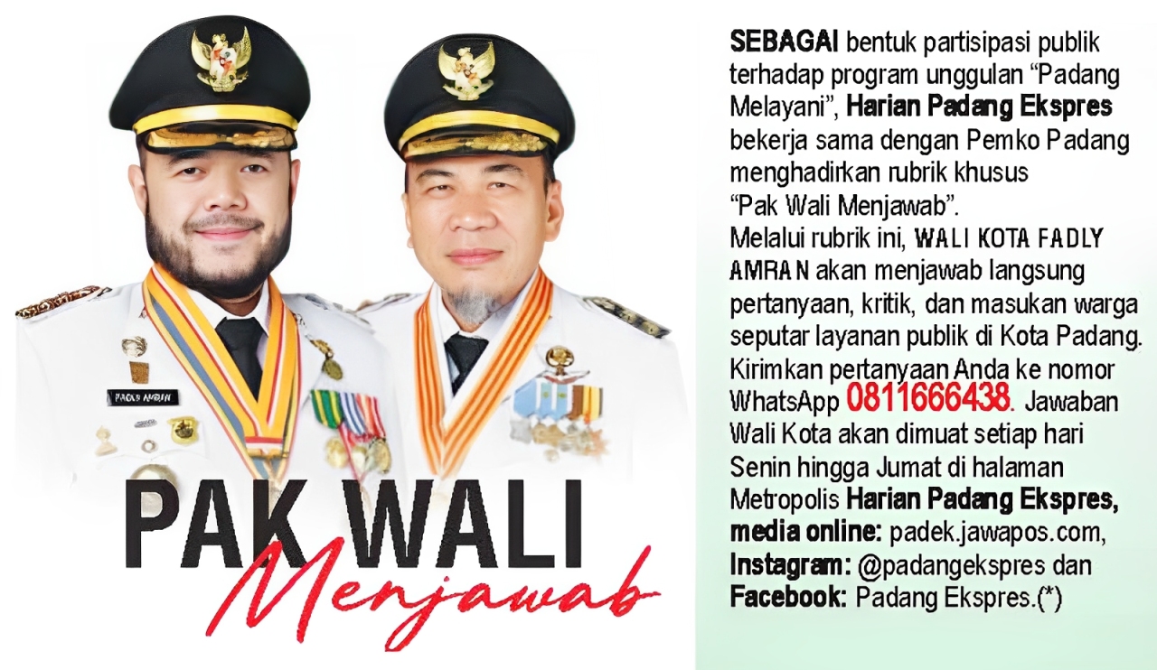 "Pak Wali Menjawab", salah satu rubrik interaktif pemimpin dengan rakyatnya. Selain itu, Harian Pagi Padang Ekspres juga kembali menghadirkan rubrik "Selamat Pagi Pak Lurah", yang dulu pernah eksis.
