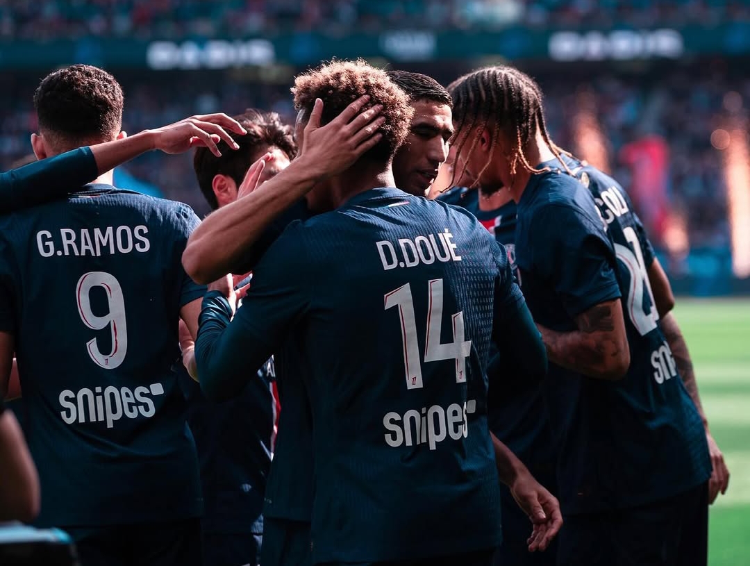 Goncalo Ramos dan Deziree Doue Bawa PSG Menang 2-1 atas Le Havre di Ligue 1, Sabtu (19/4/2025). (Foto: Instagram @psg)