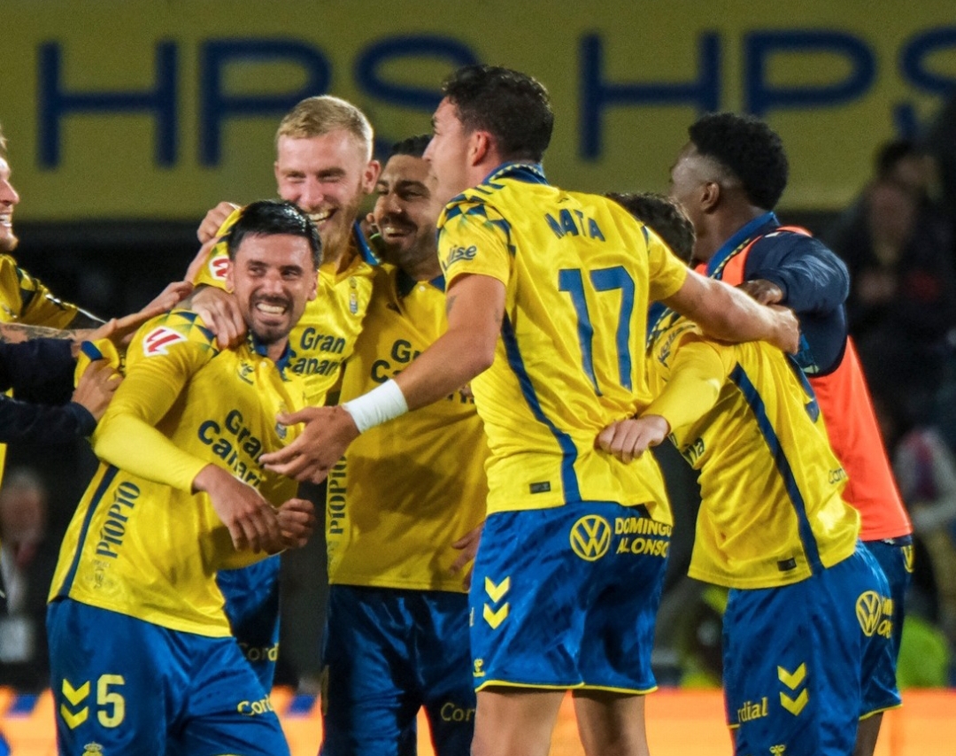 Tuan rumah Las Palmas mengalahkan Atletico Madrid 1-0 di La Liga, Minggu (20/4/2025) dini hari WIB.(Foto: Instagram @laliga)