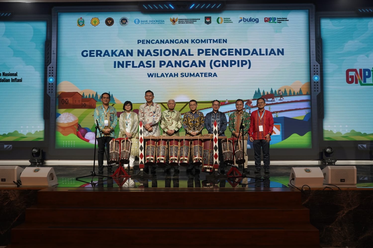 Pencanangan komitmen program GNPIP di wilayah Sumatera, pekan lalu.
