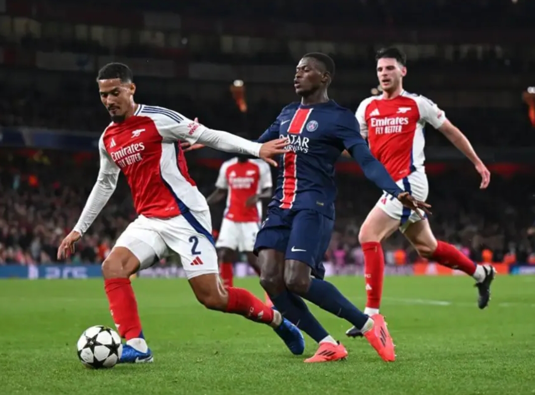 Arsenal sebelumnya mengalahkan PSG 2-0 pada Matchday 2 di kandang sendiri.(Foto: Art de Roche/ UEFA.com)