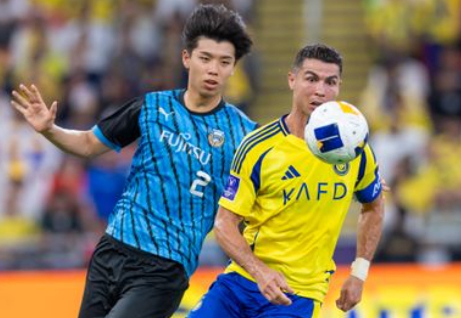 Penampilan Cristiano Ronaldo dalam laga Al Nassr vs Kawasaki Frontale di semifinal Liga Champions Asia. (Foto: AFC)