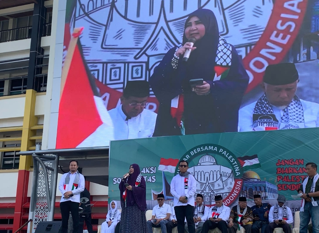Anggota DPR RI Komisi XII dari Fraksi PKS, Nevi Zuairina, menyatakan dukungan penuh terhadap perjuangan rakyat Palestina yang terus menghadapi penjajahan dan kekerasan berkepanjangan. (Foto: Tim NZ)
