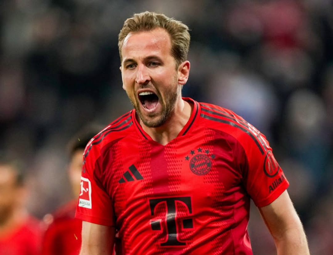 Harry Kane meraih gelar pertama dalam karier profesionalnya setelah Bayern Munchen dipastikan menjuarai Bundesliga 2024/2025, Minggu (4/5). (Foto: Dok. @fcbayern)