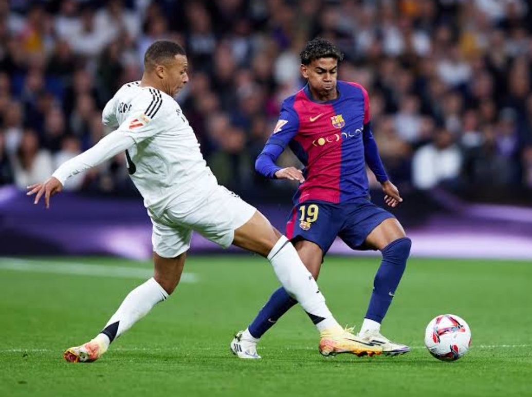 Kylian Mbappe dan Lamine Yamal bakal berhadapan dalam laga El Clasico: Barcelona vs Real Madrid malam ini.(Foto File: Alvaro Medranda/Quality Sport Images via Getty Images/ Al Jazeera)