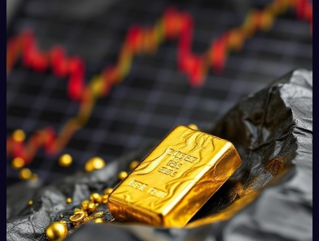 Harga emas turun ke bawah $3.200 akibat data PPI dan penjualan ritel AS yang melemah serta penguatan dolar. (Foto ilustrasi: AI)